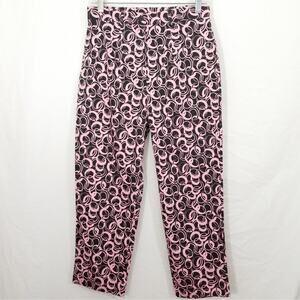 NWOT ring print high rise crop pants Carrie Allen